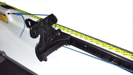 How To Set Up Rudder Toe Tabs On New Kayak 6 Toe Tab 5 Cut 1